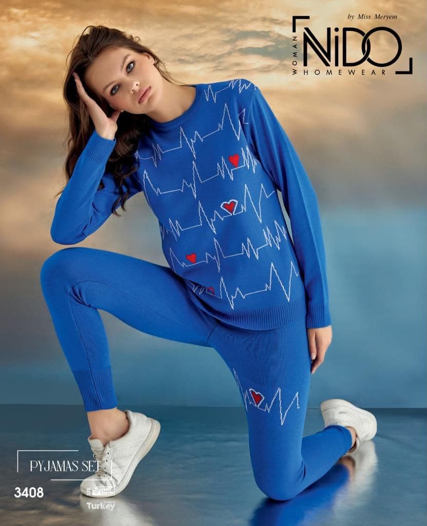 Pyjama en Tricot d'Hiver